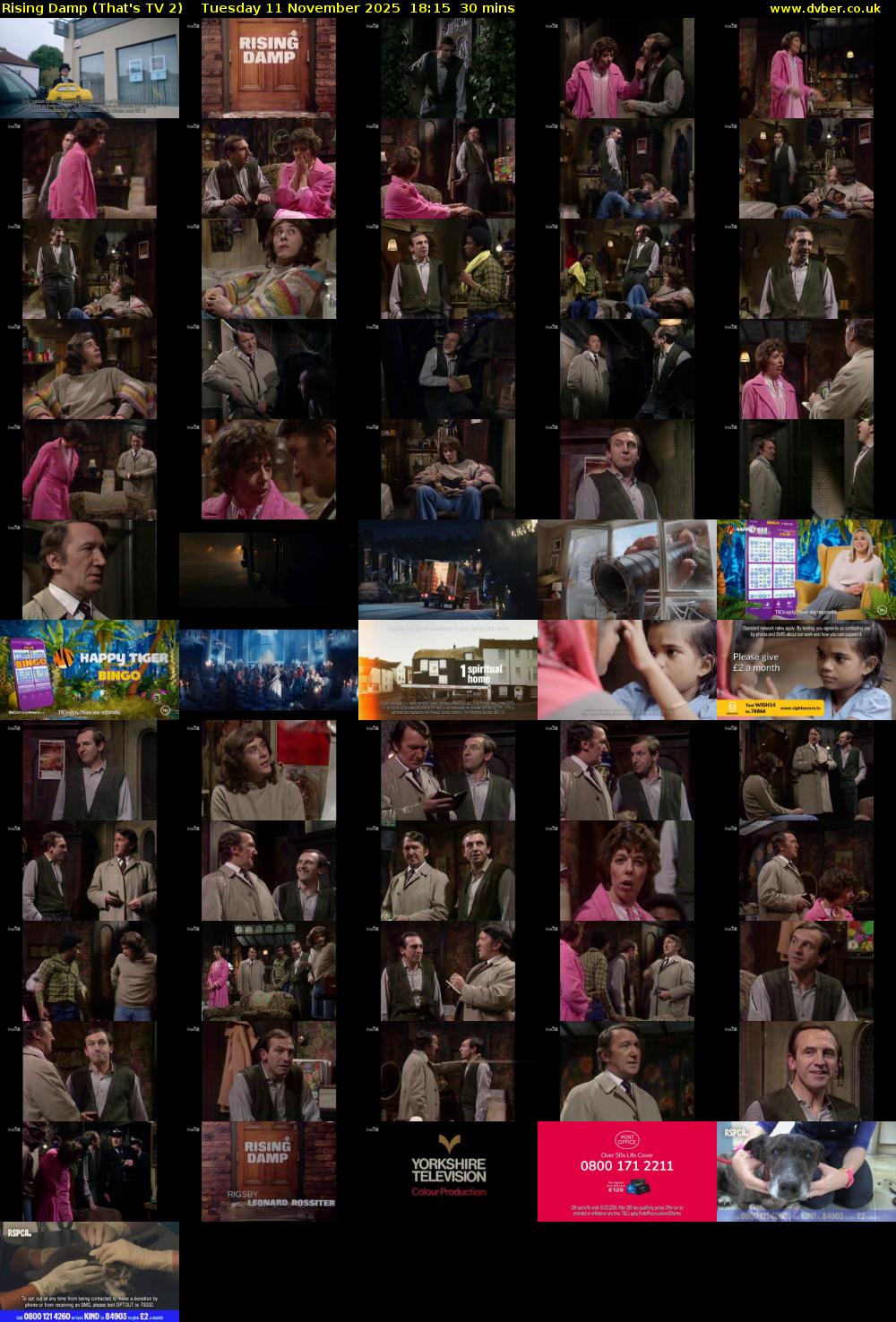 Rising Damp (That's TV 2) Tuesday 11 November 2025 18:15 - 18:45