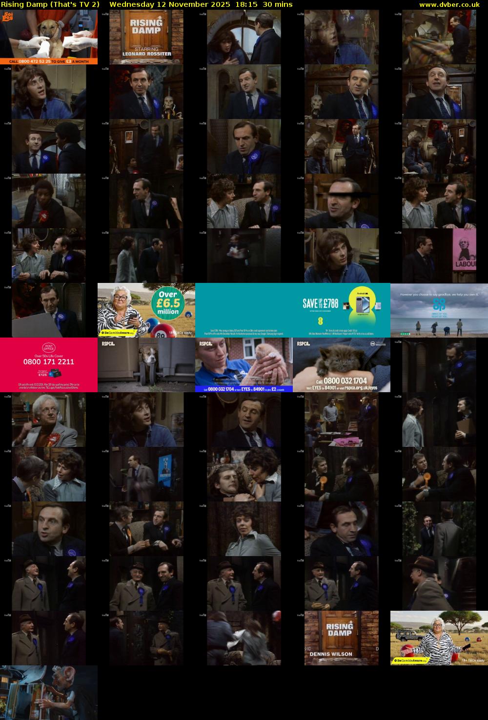 Rising Damp (That's TV 2) Wednesday 12 November 2025 18:15 - 18:45