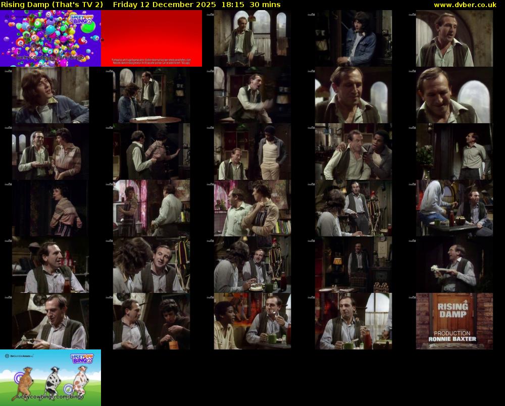 Rising Damp (That's TV 2) Friday 12 December 2025 18:15 - 18:45