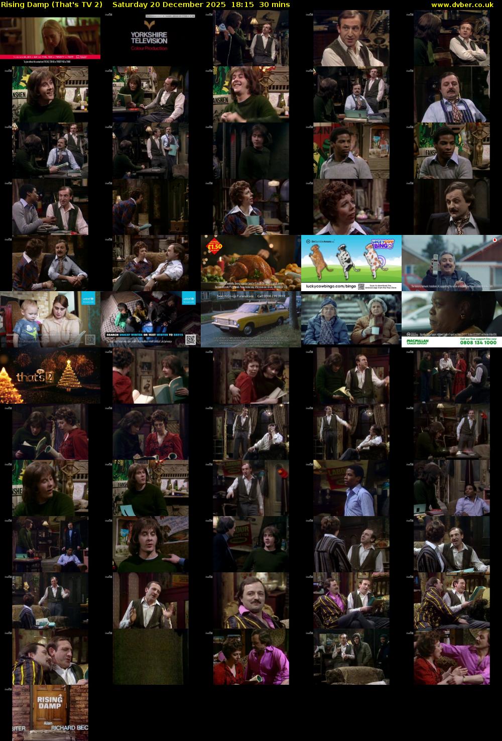Rising Damp (That's TV 2) Saturday 20 December 2025 18:15 - 18:45