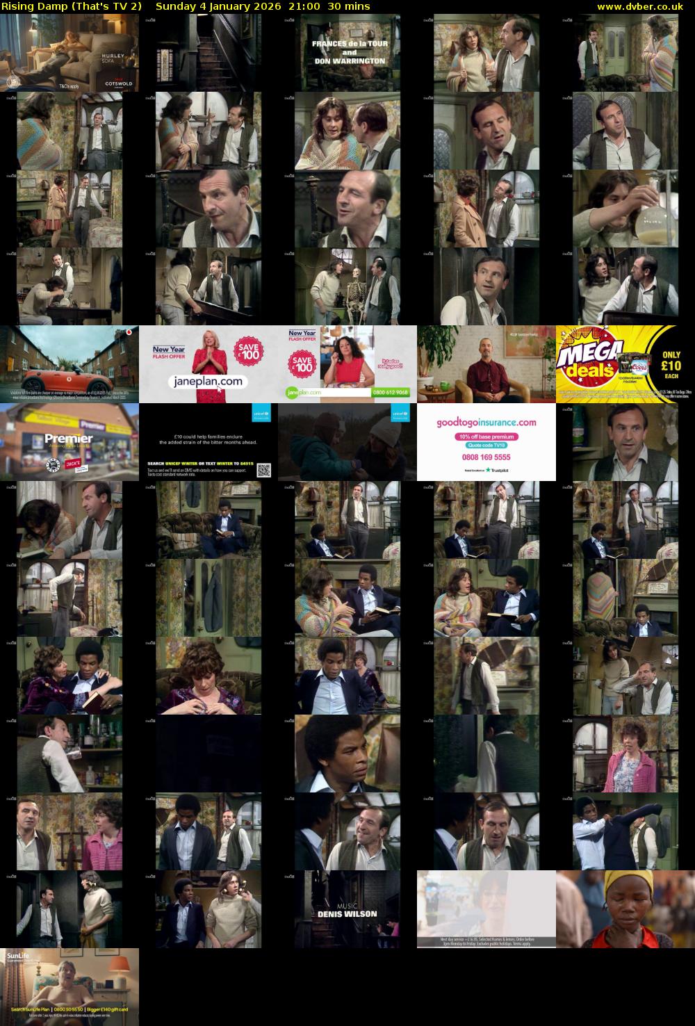 Rising Damp (That's TV 2) Sunday 4 January 2026 21:00 - 21:30