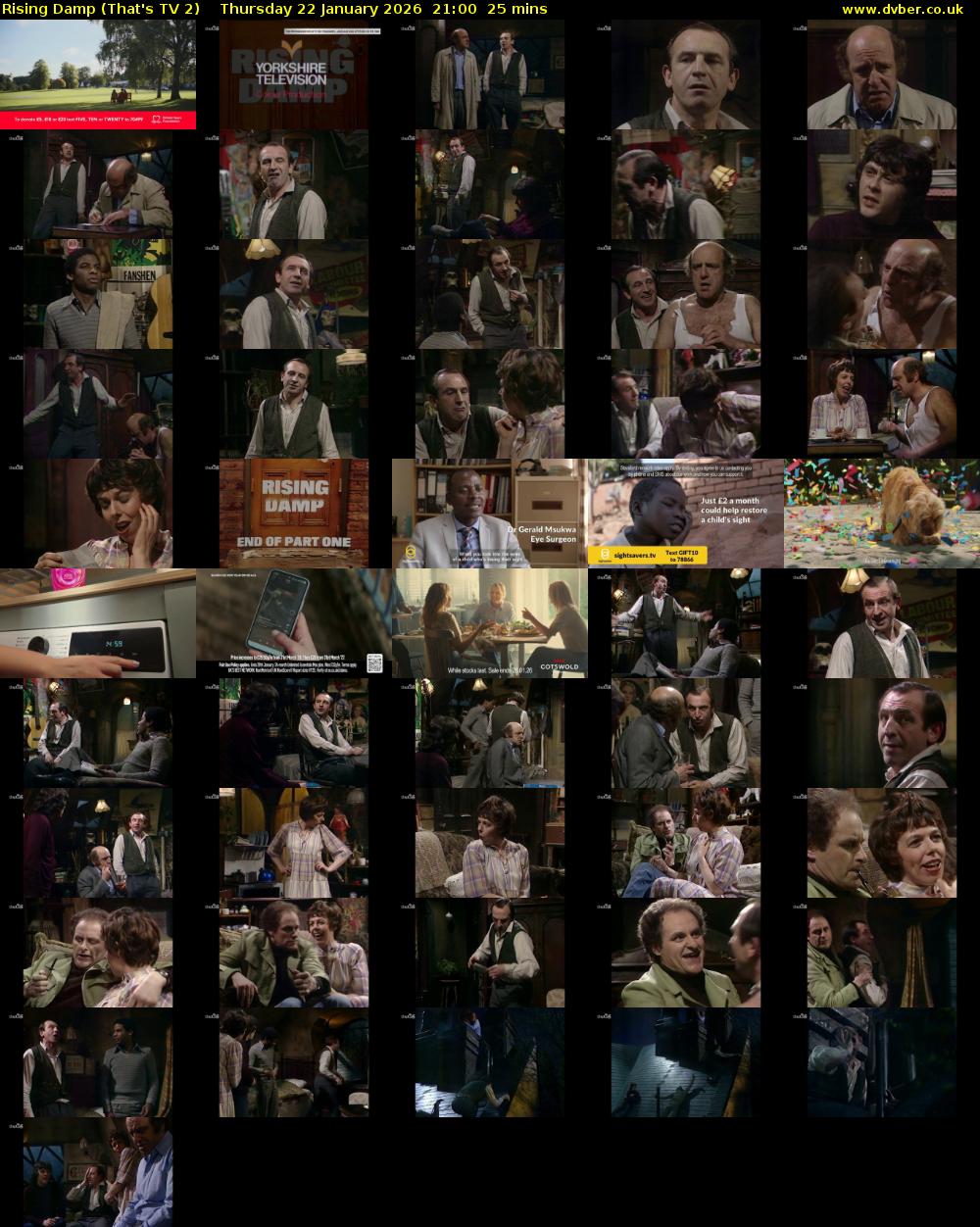 Rising Damp (That's TV 2) Thursday 22 January 2026 21:00 - 21:25
