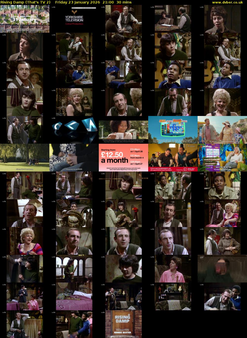 Rising Damp (That's TV 2) Friday 23 January 2026 21:00 - 21:30