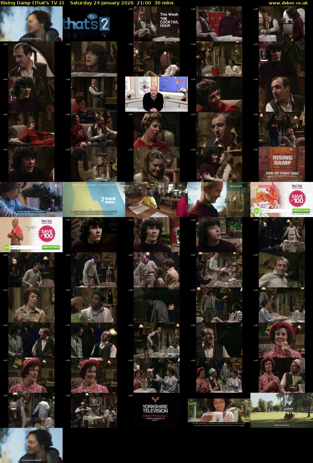 Rising Damp (That's TV 2) Saturday 24 January 2026 21:00 - 21:30