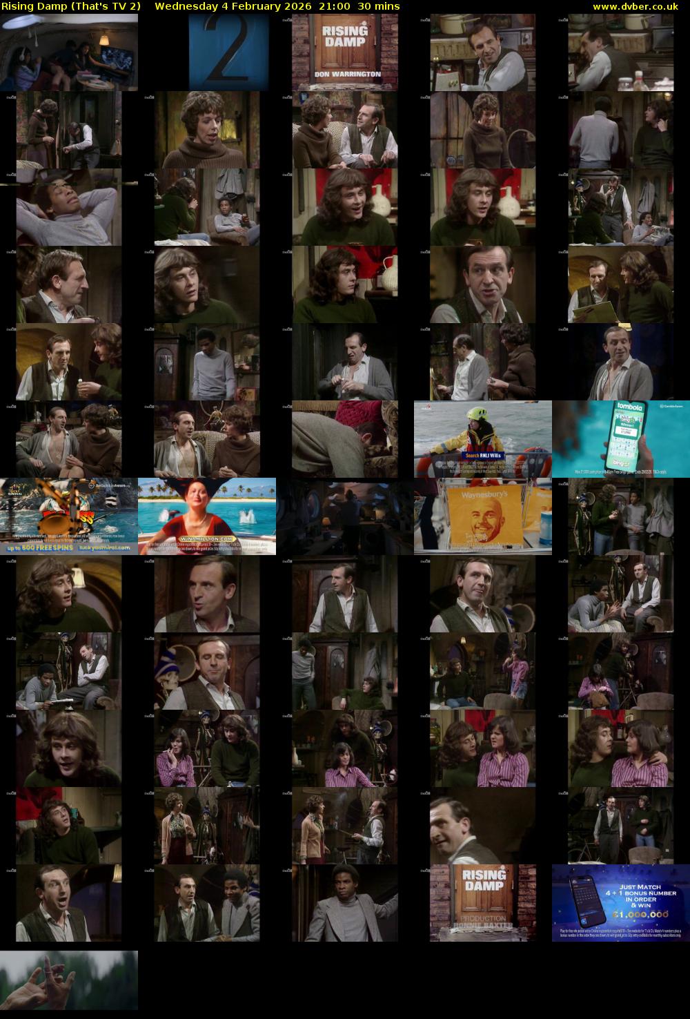 Rising Damp (That's TV 2) Wednesday 4 February 2026 21:00 - 21:30