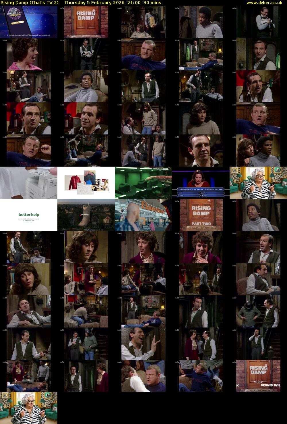 Rising Damp (That's TV 2) Thursday 5 February 2026 21:00 - 21:30
