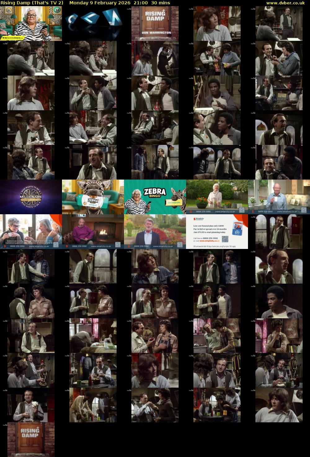 Rising Damp (That's TV 2) Monday 9 February 2026 21:00 - 21:30