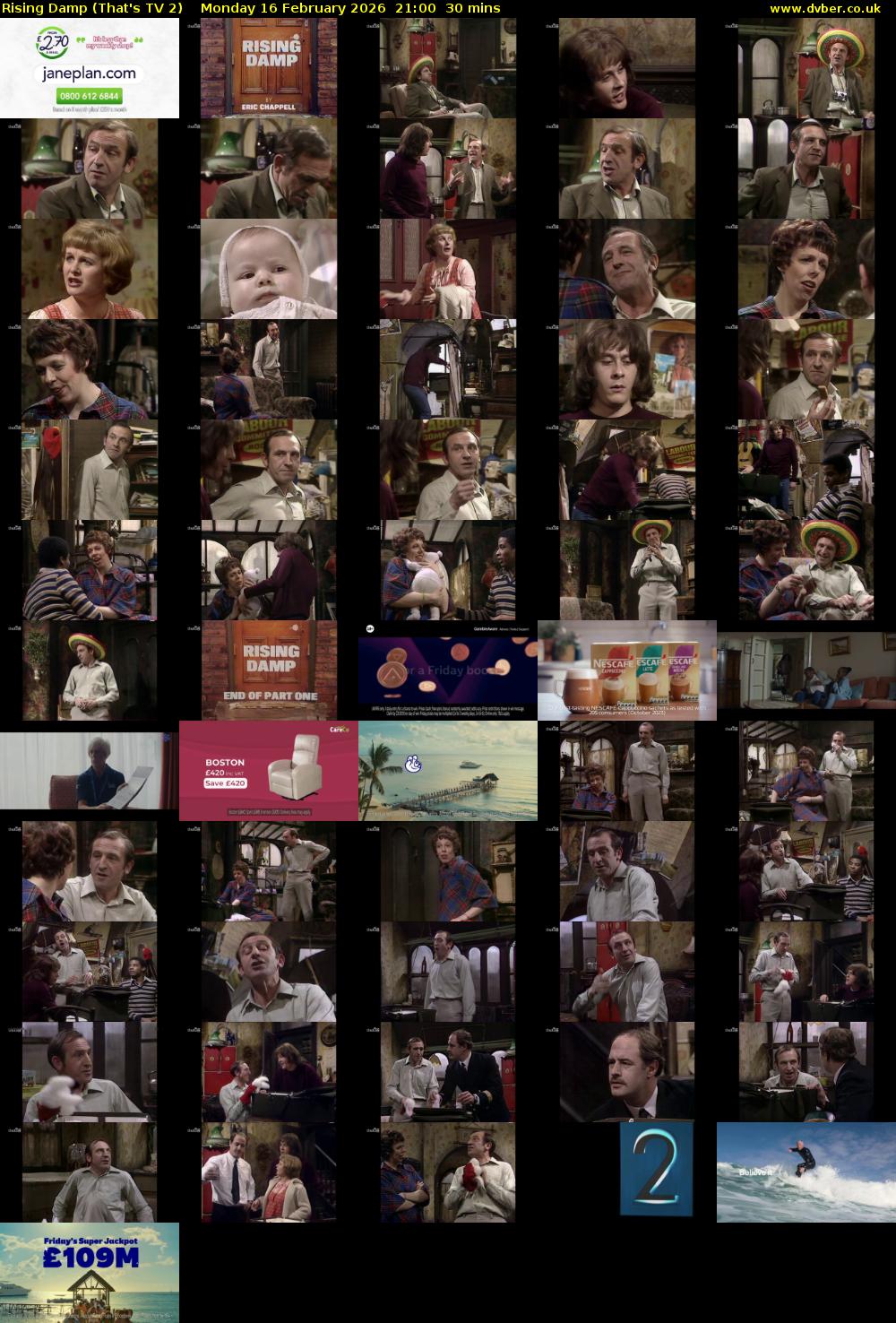 Rising Damp (That's TV 2) Monday 16 February 2026 21:00 - 21:30