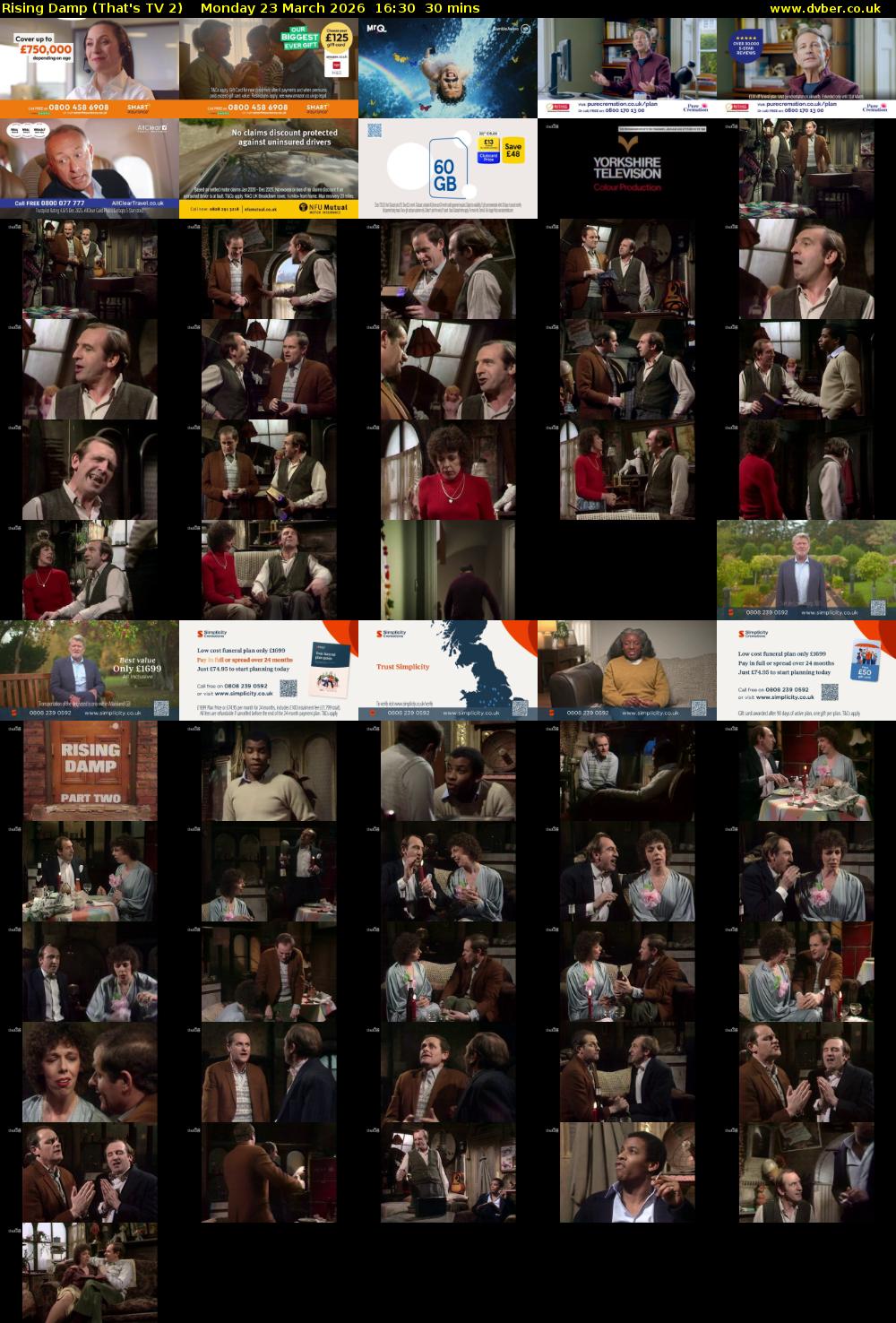 Rising Damp (That's TV 2) Monday 23 March 2026 16:30 - 17:00