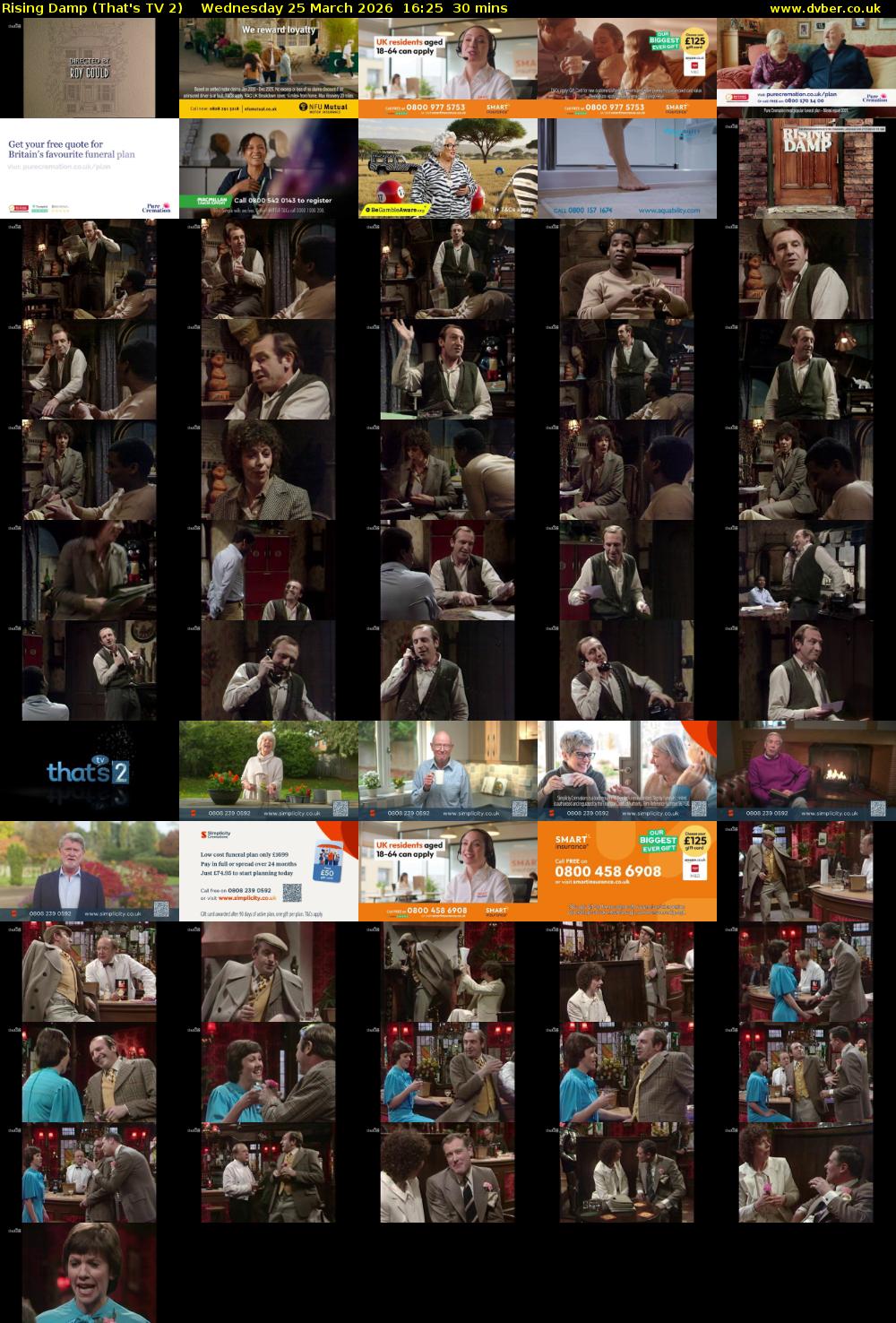 Rising Damp (That's TV 2) Wednesday 25 March 2026 16:25 - 16:55