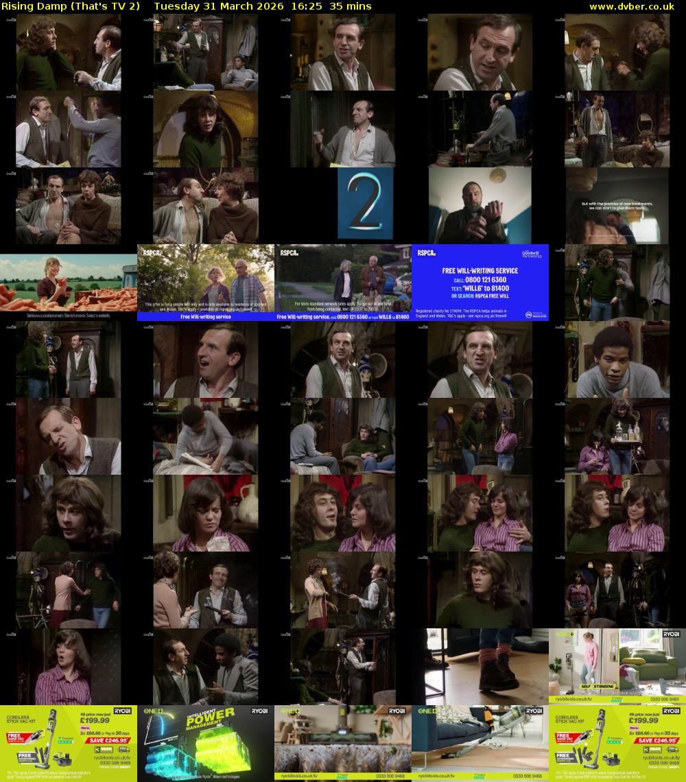 Rising Damp (That's TV 2) Tuesday 31 March 2026 16:25 - 17:00