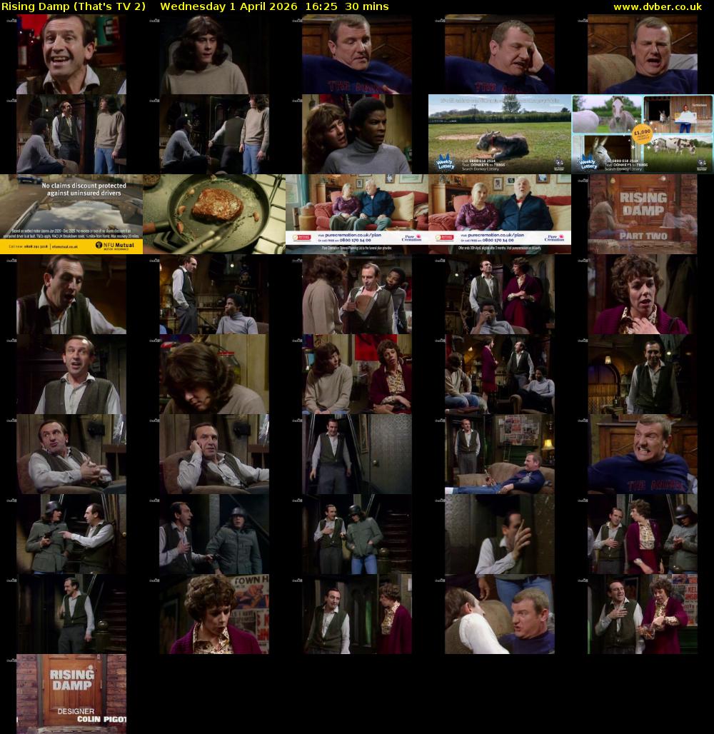 Rising Damp (That's TV 2) Wednesday 1 April 2026 16:25 - 16:55