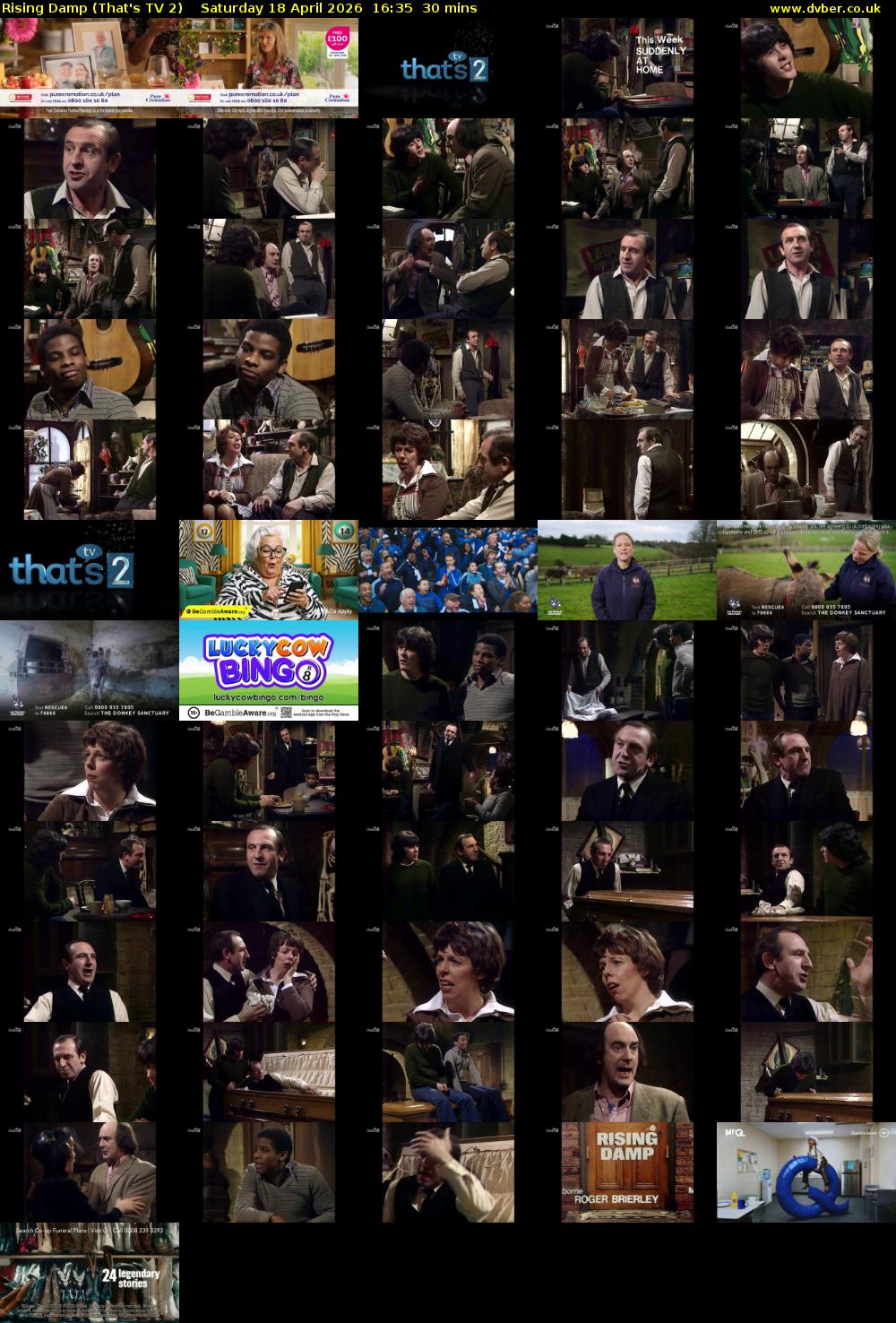 Rising Damp (That's TV 2) Saturday 18 April 2026 16:35 - 17:05