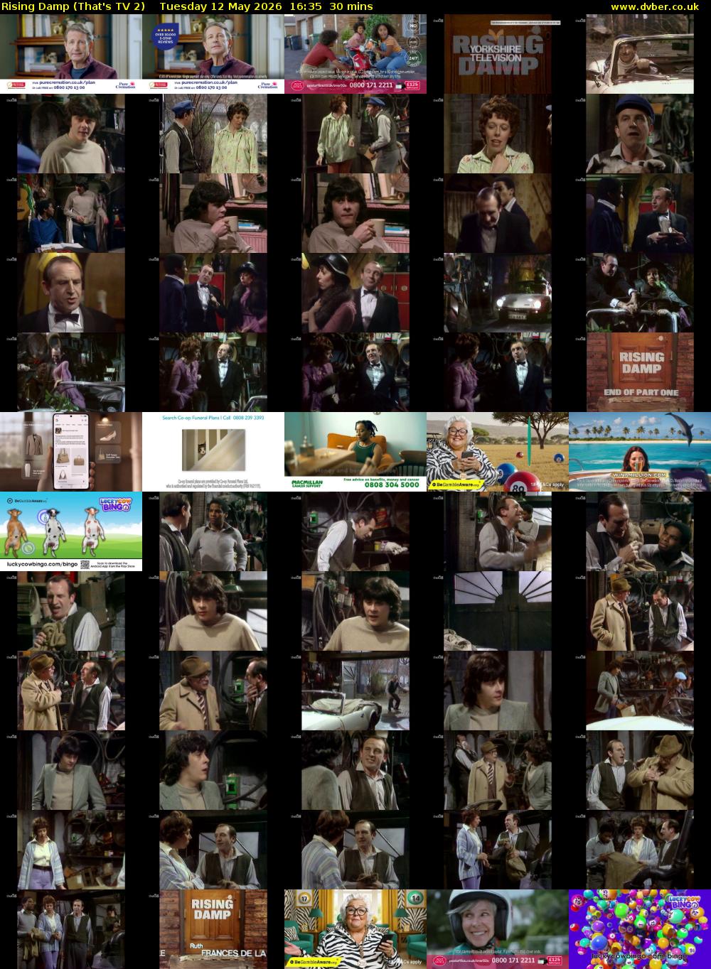 Rising Damp (That's TV 2) Tuesday 12 May 2026 16:35 - 17:05
