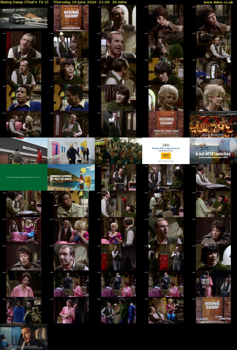 Rising Damp (That's TV 2) Thursday 18 June 2026 21:00 - 21:30