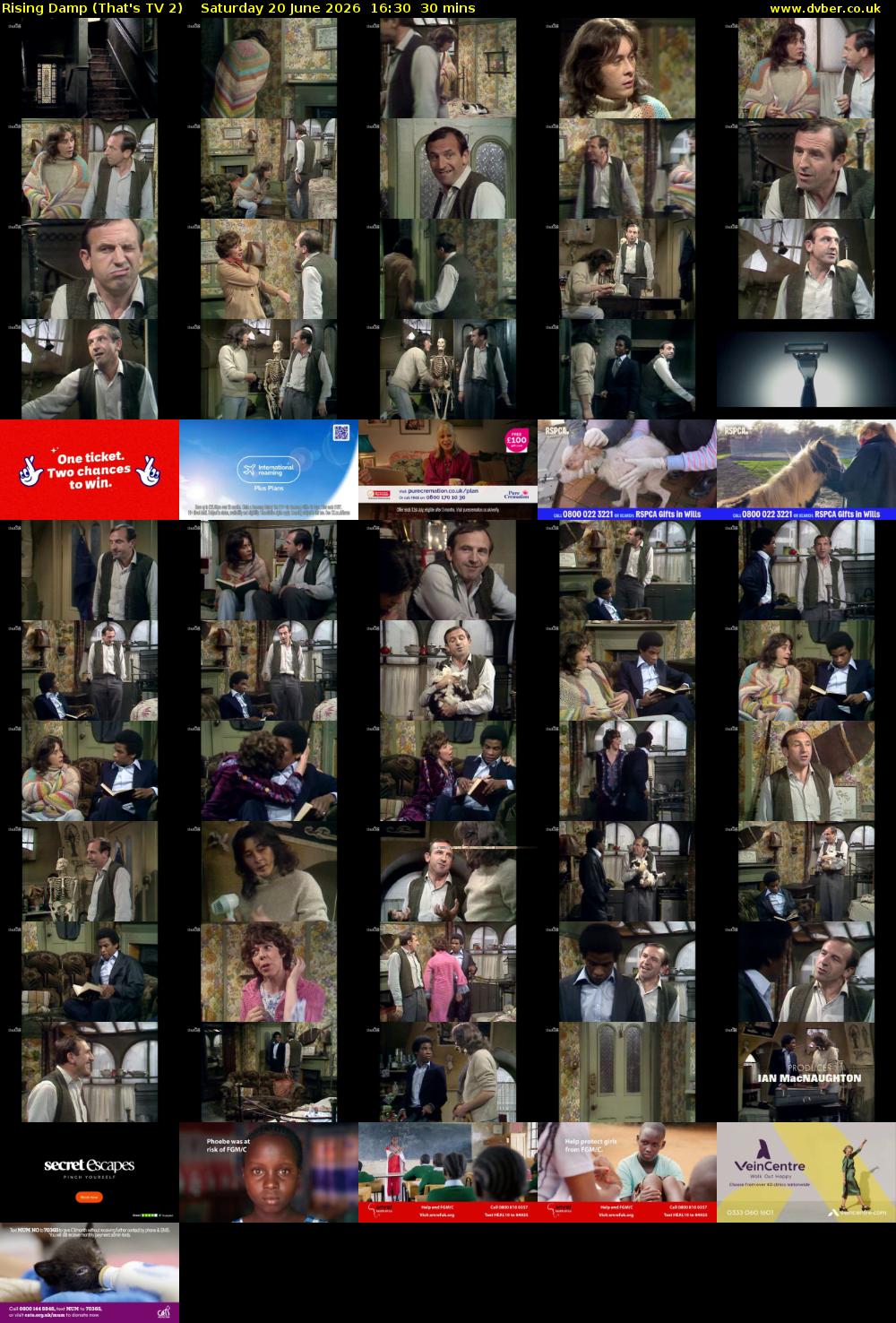 Rising Damp (That's TV 2) Saturday 20 June 2026 16:30 - 17:00