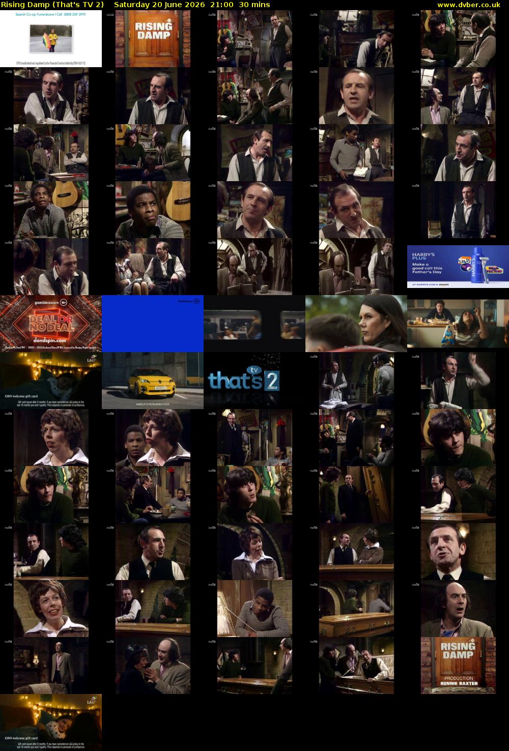 Rising Damp (That's TV 2) Saturday 20 June 2026 21:00 - 21:30