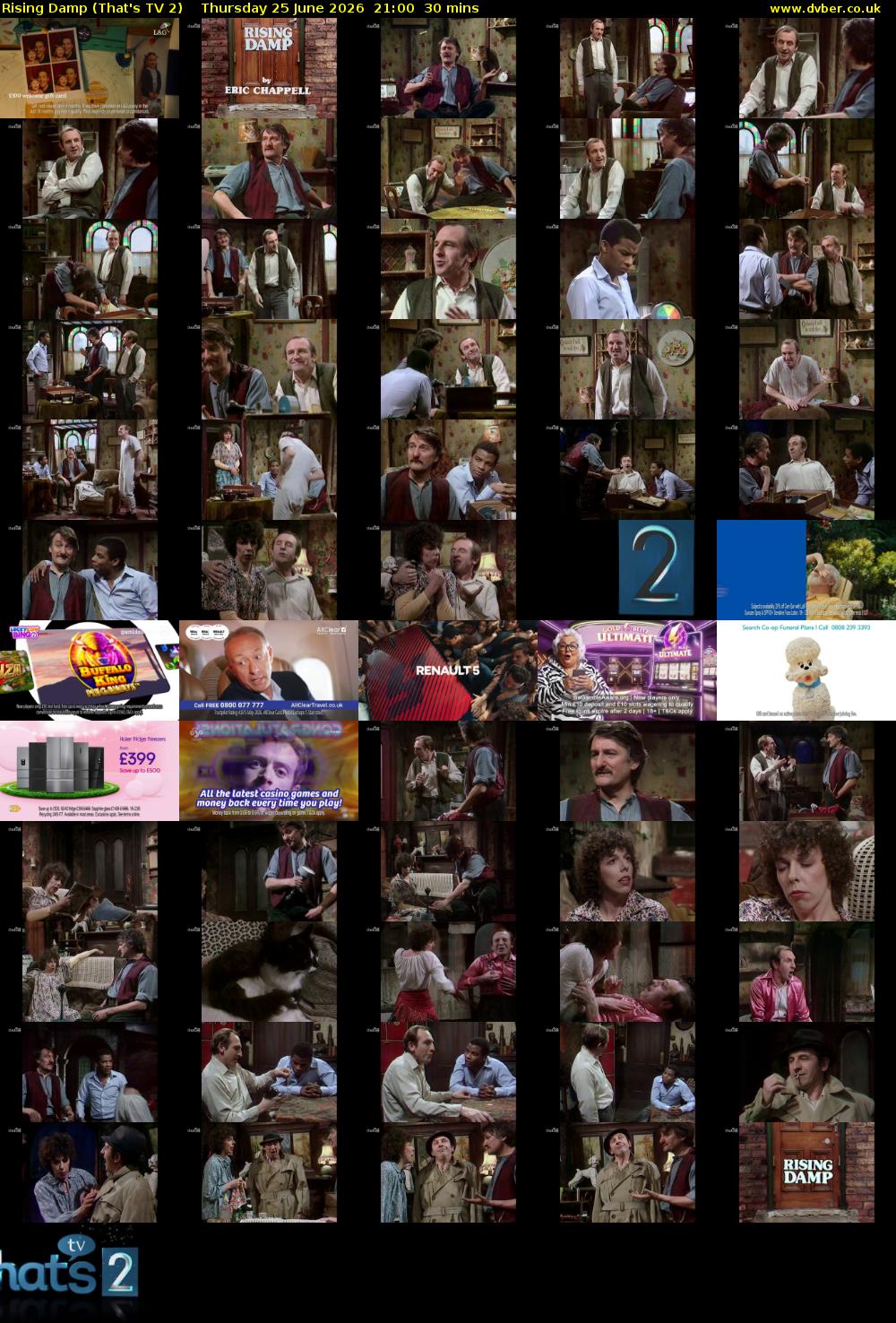 Rising Damp (That's TV 2) Thursday 25 June 2026 21:00 - 21:30