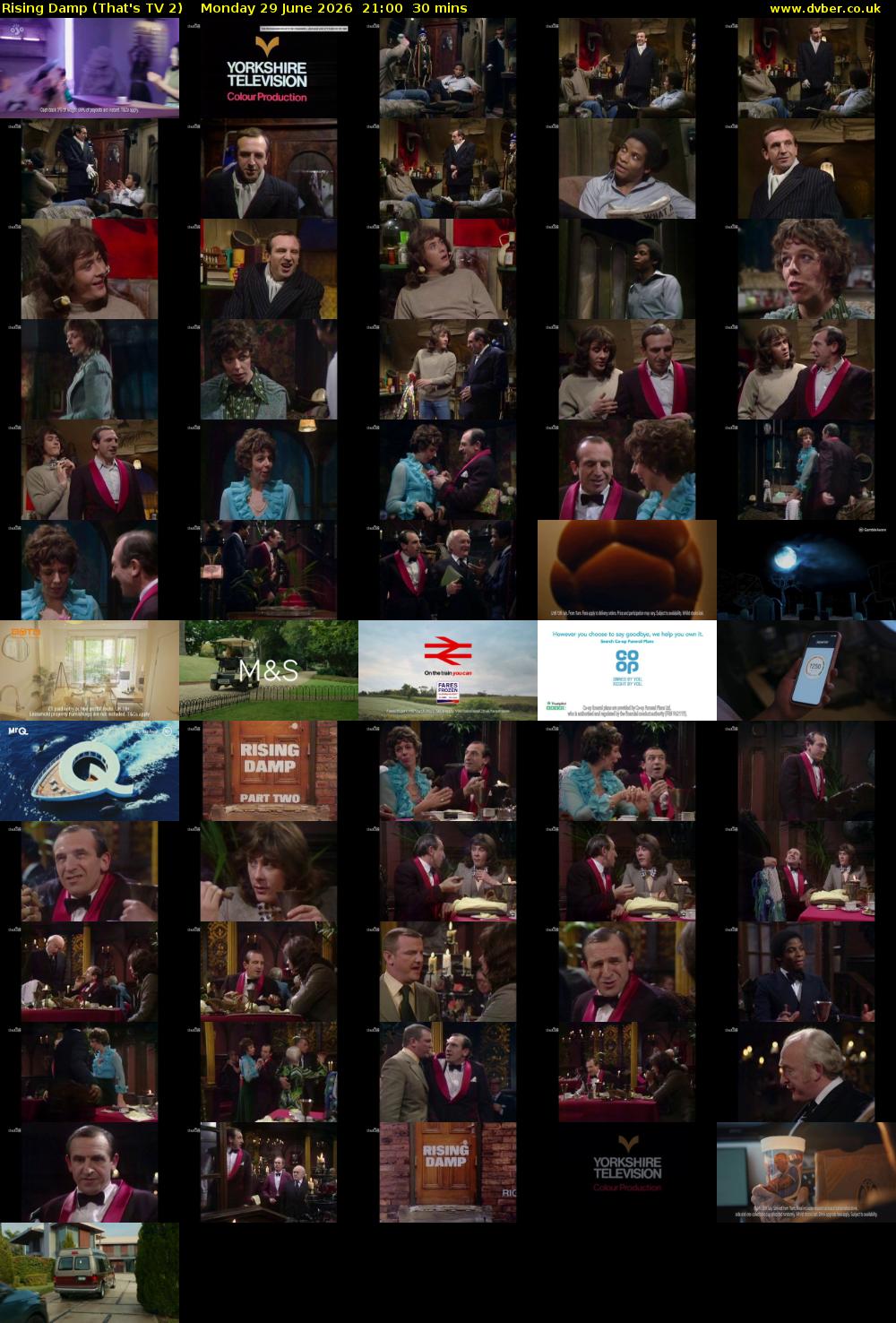 Rising Damp (That's TV 2) Monday 29 June 2026 21:00 - 21:30