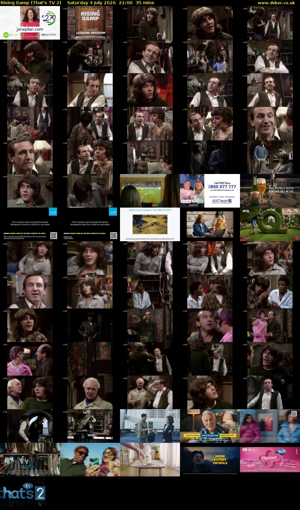Rising Damp (That's TV 2) Saturday 4 July 2026 21:00 - 21:35