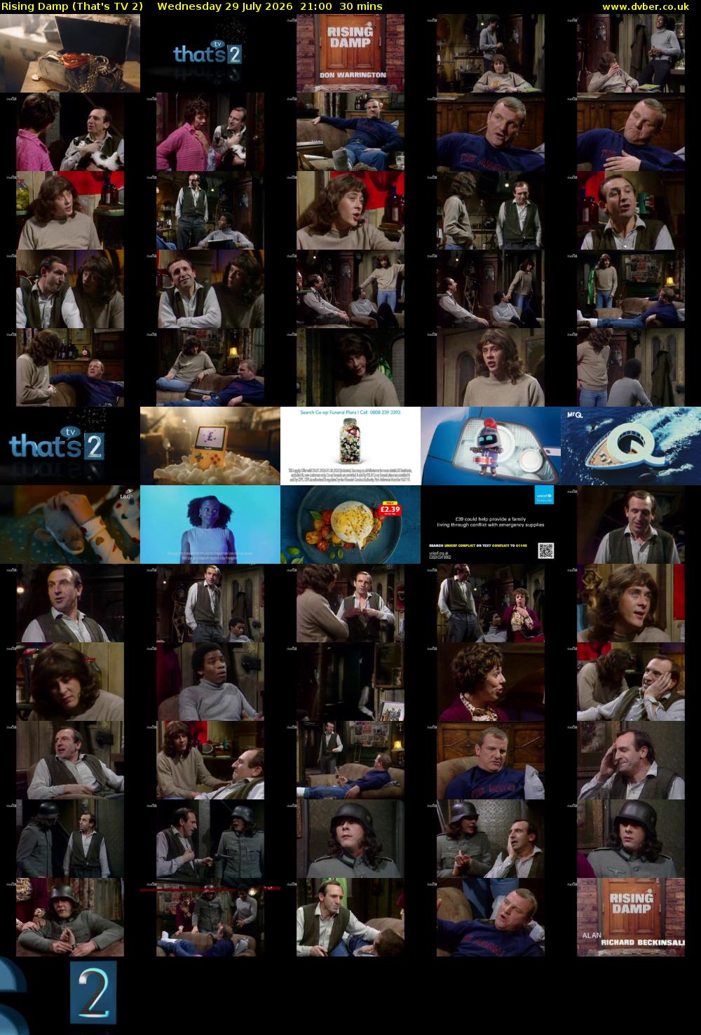 Rising Damp (That's TV 2) Wednesday 29 July 2026 21:00 - 21:30