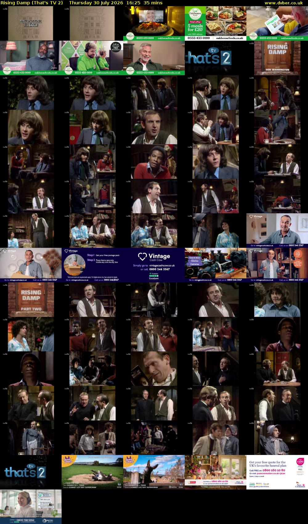 Rising Damp (That's TV 2) Thursday 30 July 2026 16:25 - 17:00