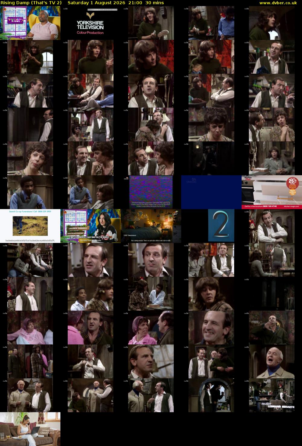 Rising Damp (That's TV 2) Saturday 1 August 2026 21:00 - 21:30