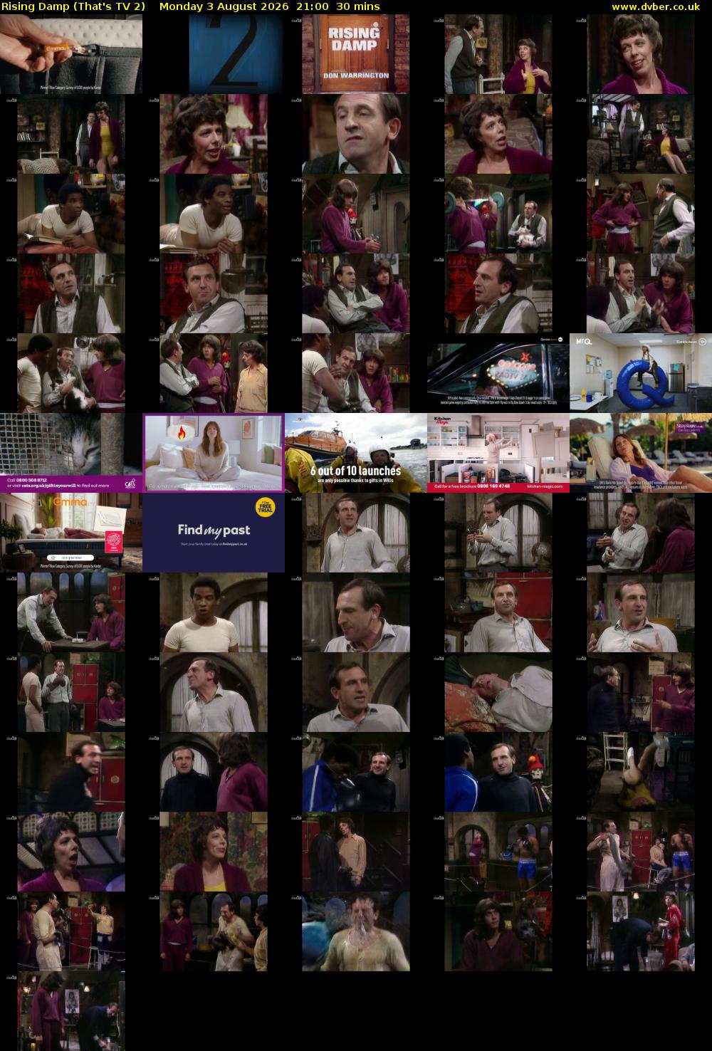 Rising Damp (That's TV 2) Monday 3 August 2026 21:00 - 21:30