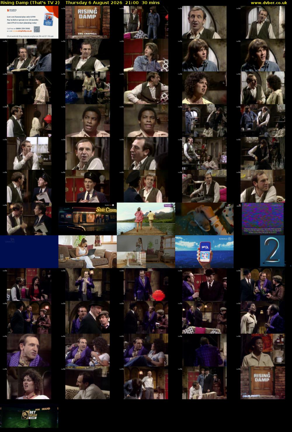 Rising Damp (That's TV 2) Thursday 6 August 2026 21:00 - 21:30