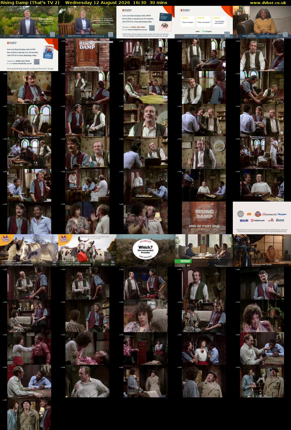 Rising Damp (That's TV 2) Wednesday 12 August 2026 16:30 - 17:00