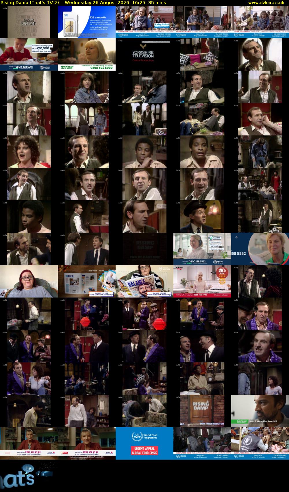 Rising Damp (That's TV 2) Wednesday 26 August 2026 16:25 - 17:00