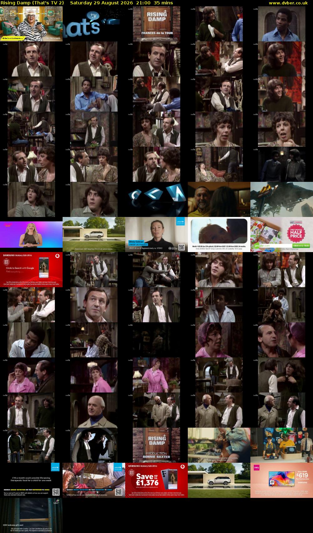 Rising Damp (That's TV 2) Saturday 29 August 2026 21:00 - 21:35