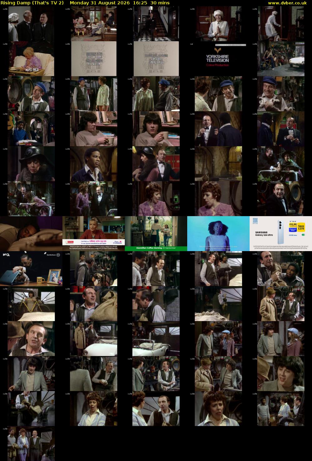 Rising Damp (That's TV 2) Monday 31 August 2026 16:25 - 16:55