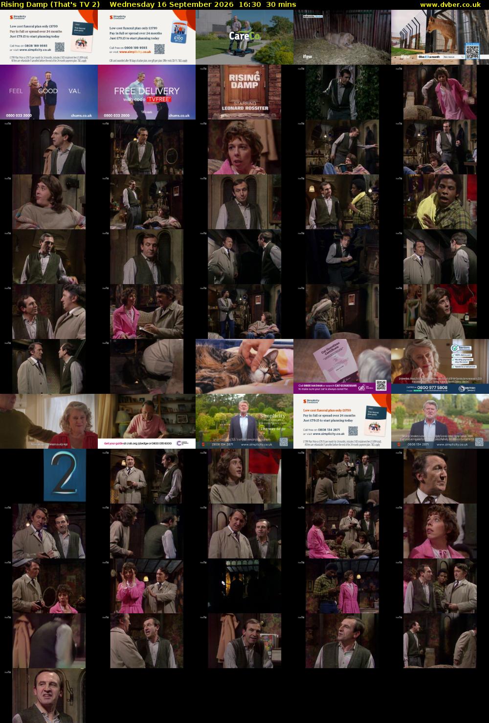 Rising Damp (That's TV 2) Wednesday 16 September 2026 16:30 - 17:00