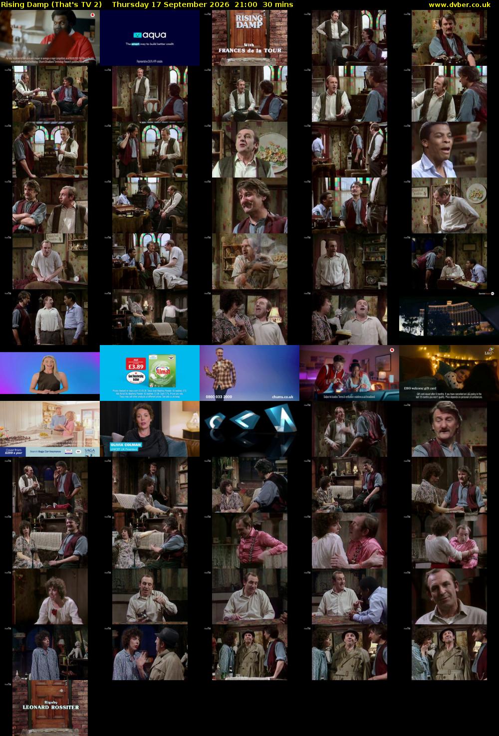 Rising Damp (That's TV 2) Thursday 17 September 2026 21:00 - 21:30