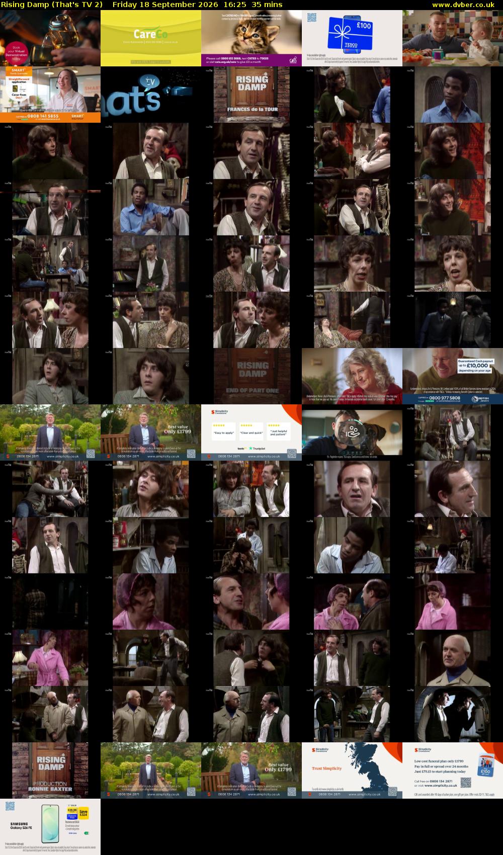 Rising Damp (That's TV 2) Friday 18 September 2026 16:25 - 17:00