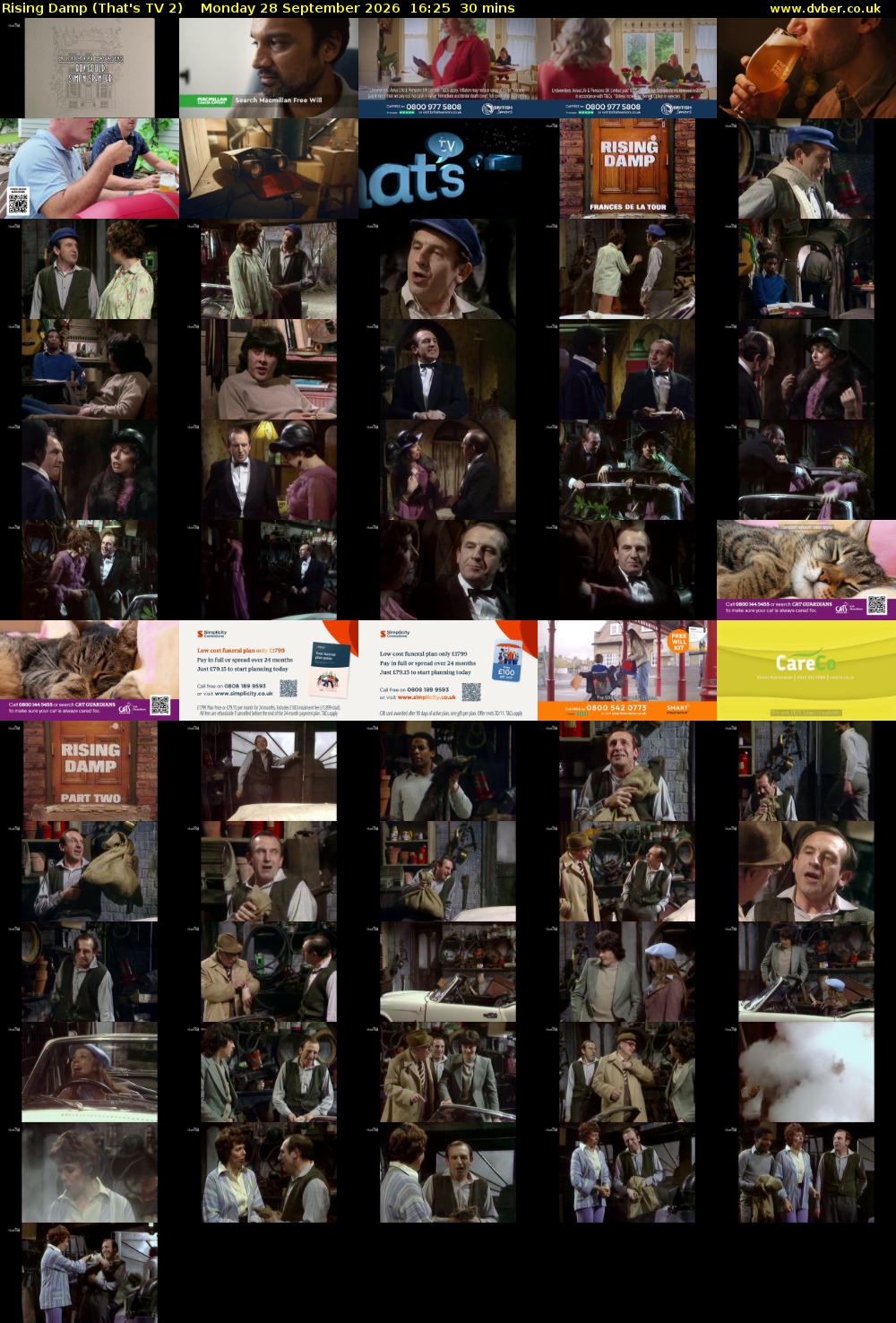 Rising Damp (That's TV 2) Monday 28 September 2026 16:25 - 16:55