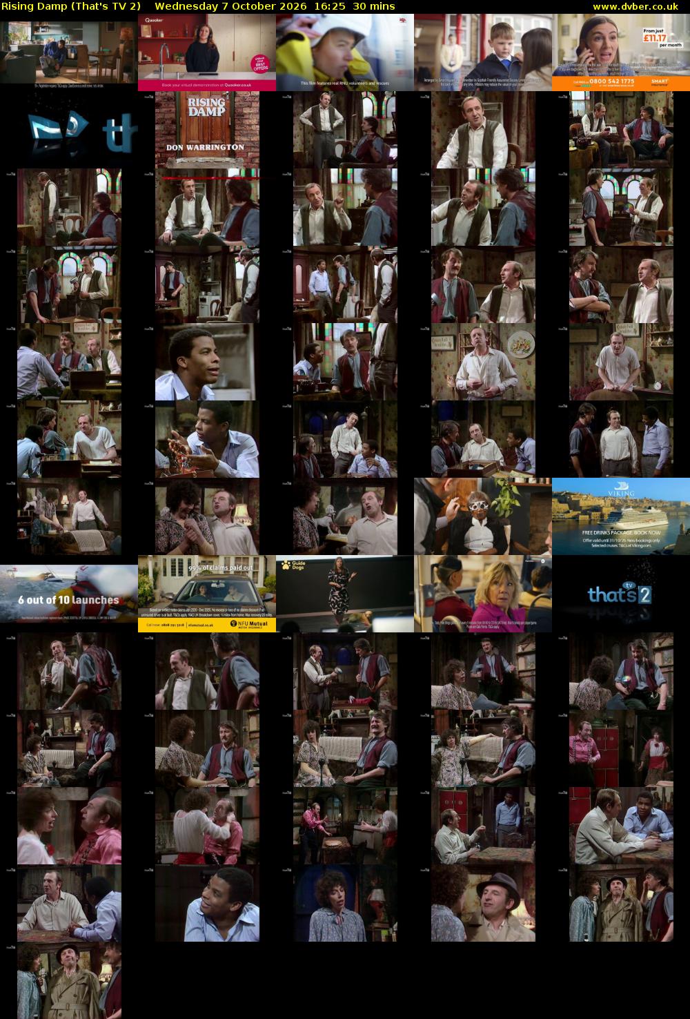 Rising Damp (That's TV 2) Wednesday 7 October 2026 16:25 - 16:55