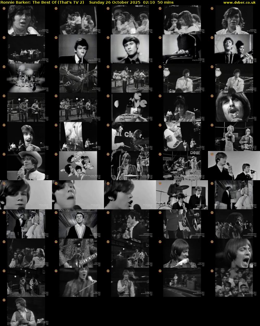 Ronnie Barker: The Best Of (That's TV 2) Sunday 26 October 2025 02:10 - 03:00