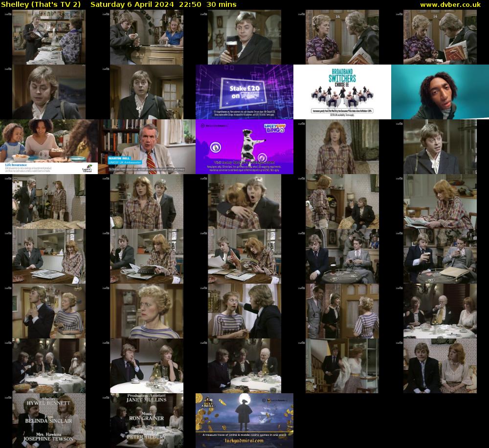 Shelley (That's TV 2) Saturday 6 April 2024 22:50 - 23:20