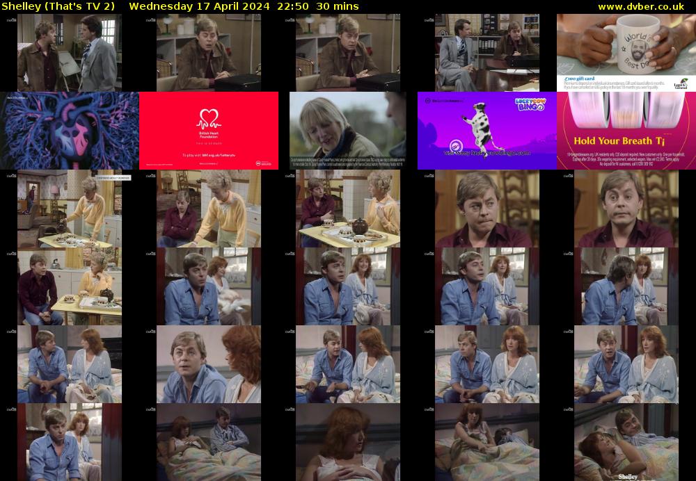 Shelley (That's TV 2) Wednesday 17 April 2024 22:50 - 23:20