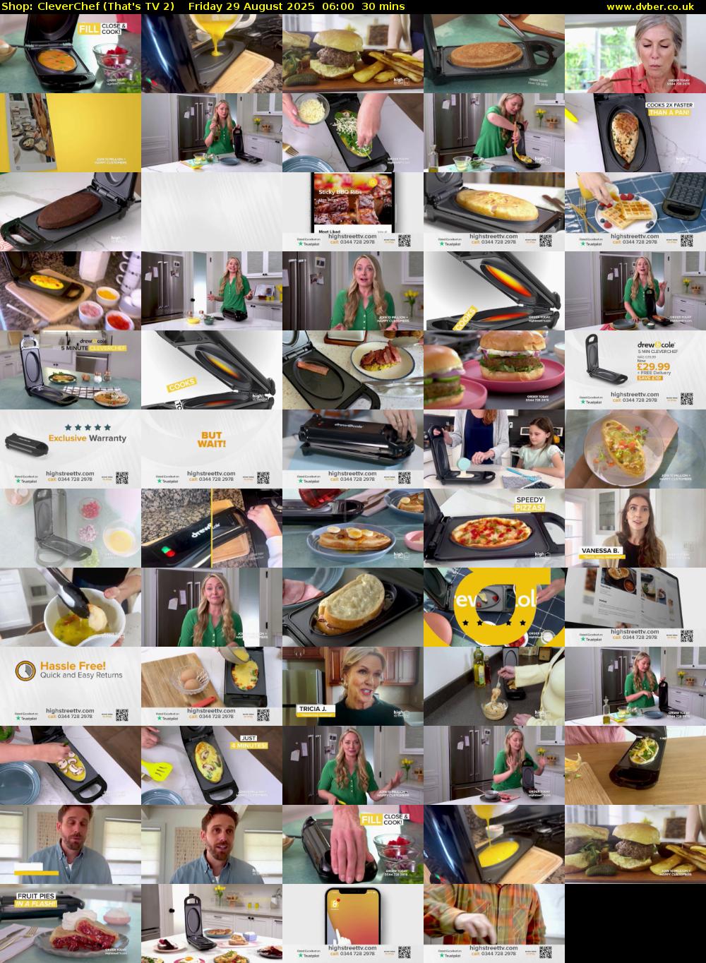 Shop: CleverChef (That's TV 2) Friday 29 August 2025 06:00 - 06:30
