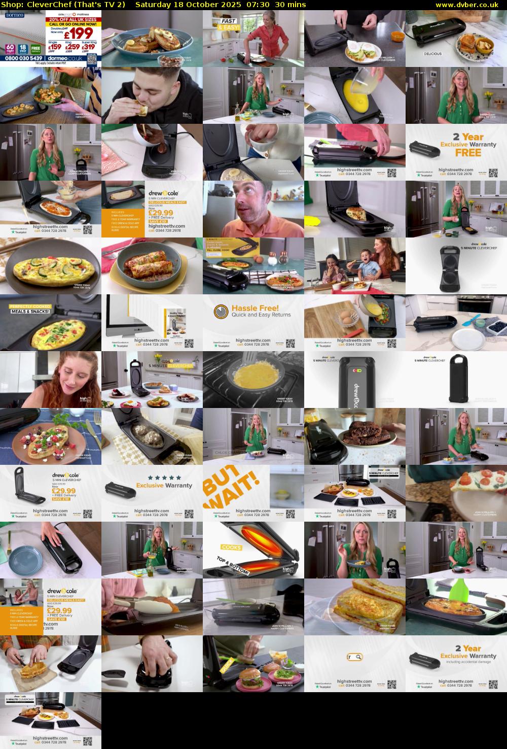 Shop: CleverChef (That's TV 2) Saturday 18 October 2025 07:30 - 08:00