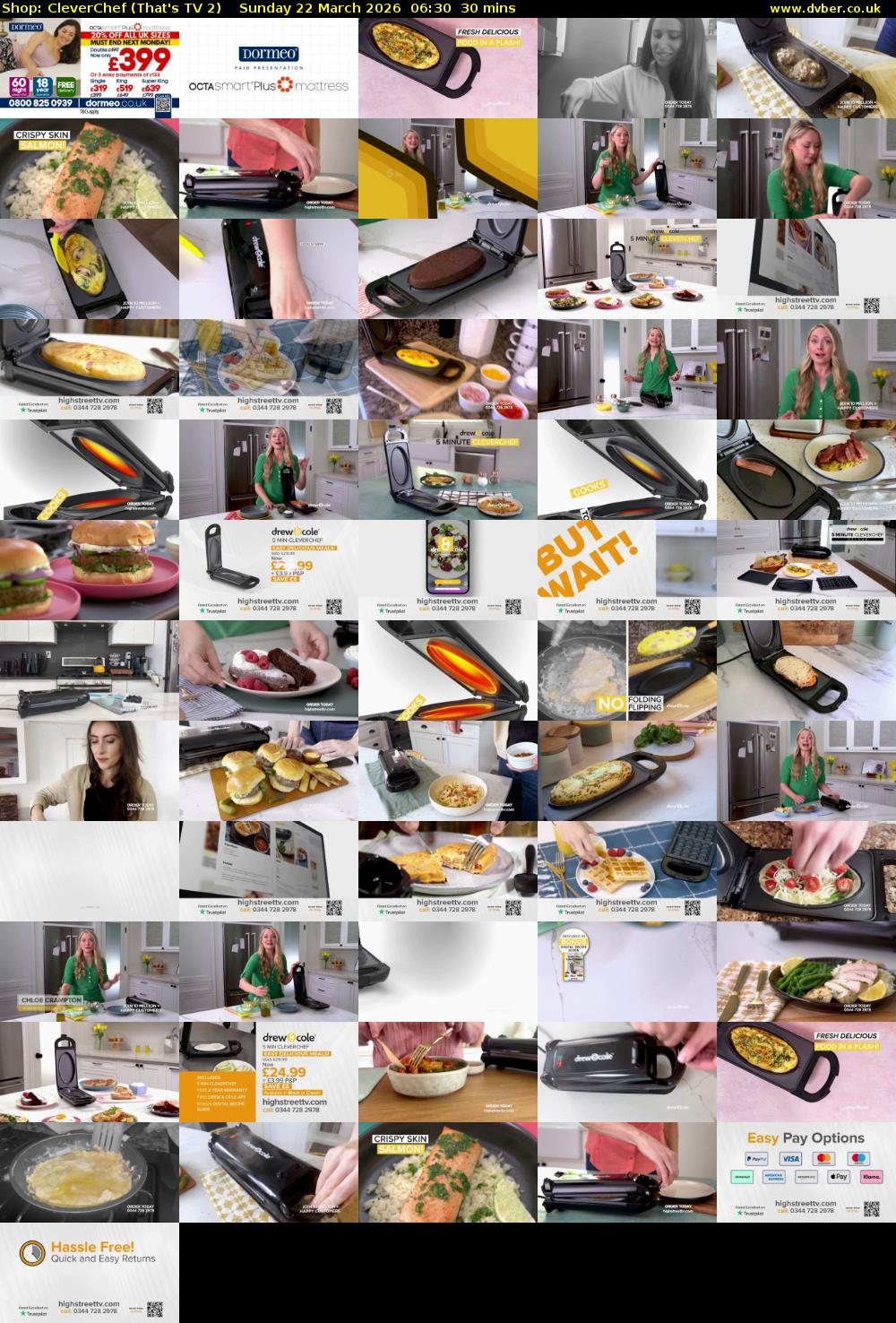 Shop: CleverChef (That's TV 2) Sunday 22 March 2026 06:30 - 07:00