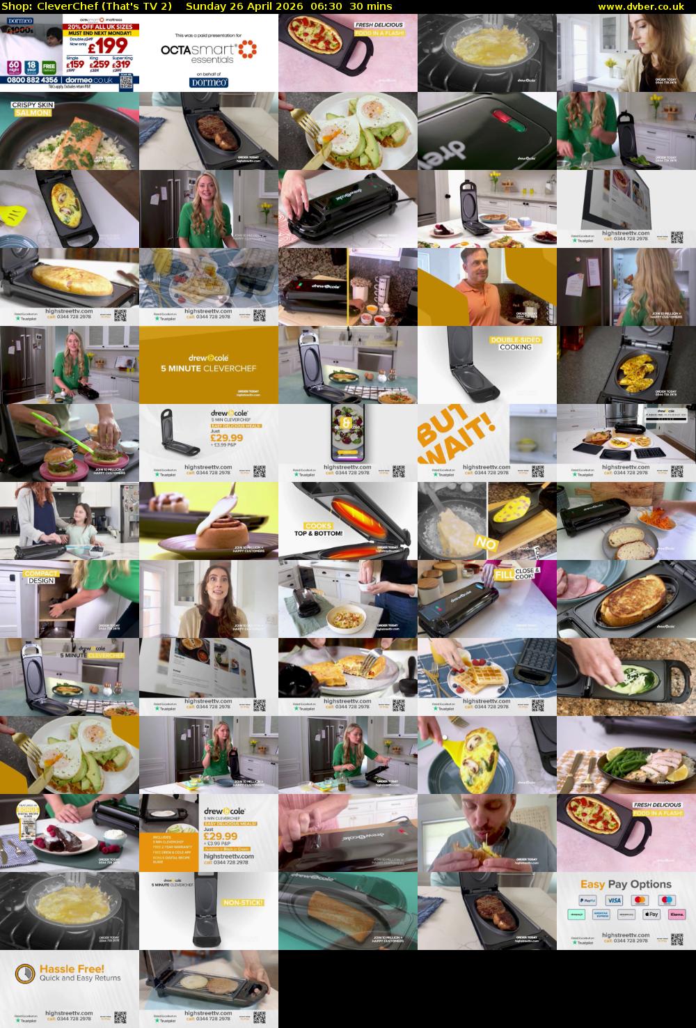 Shop: CleverChef (That's TV 2) Sunday 26 April 2026 06:30 - 07:00