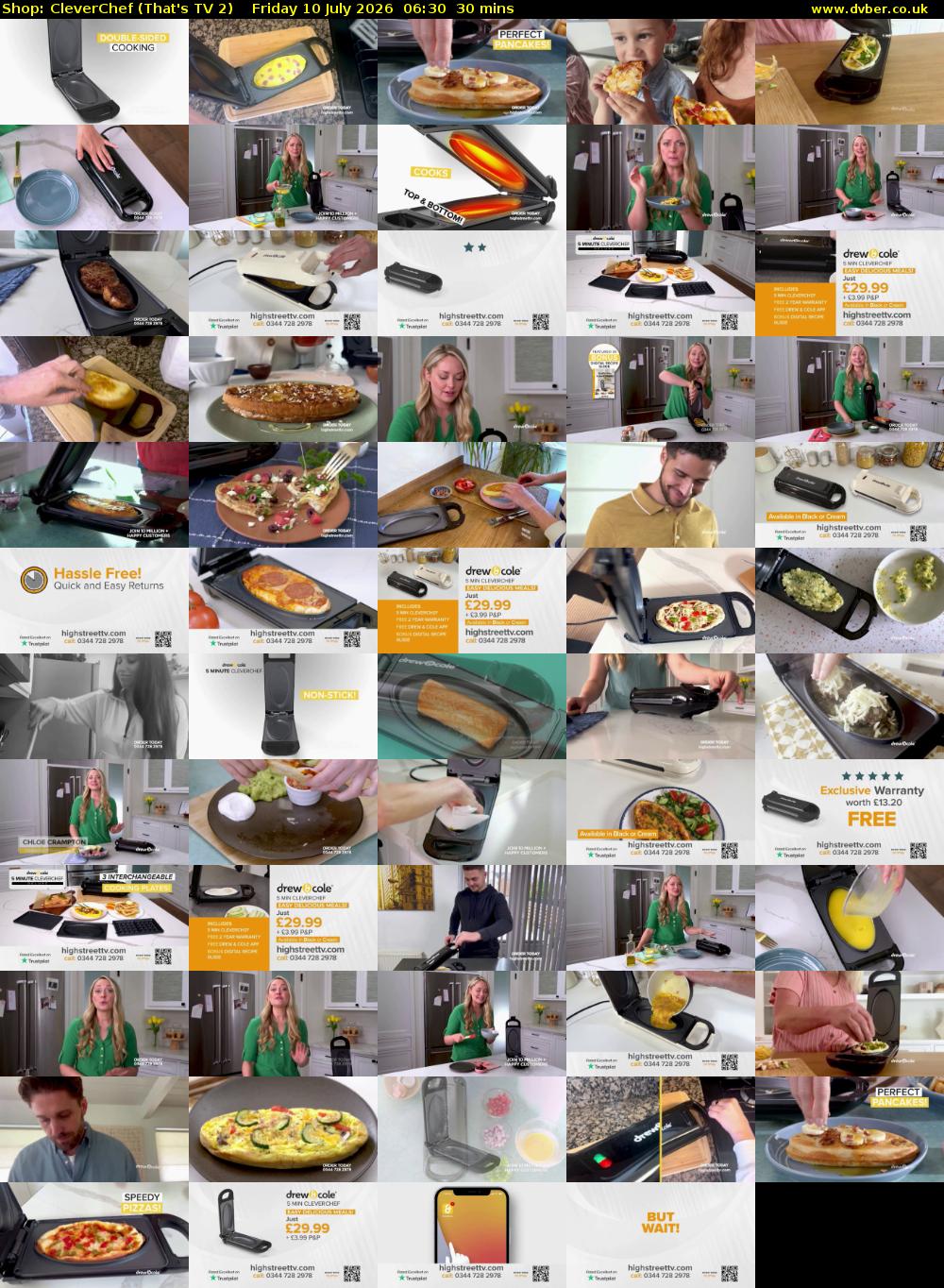 Shop: CleverChef (That's TV 2) Friday 10 July 2026 06:30 - 07:00
