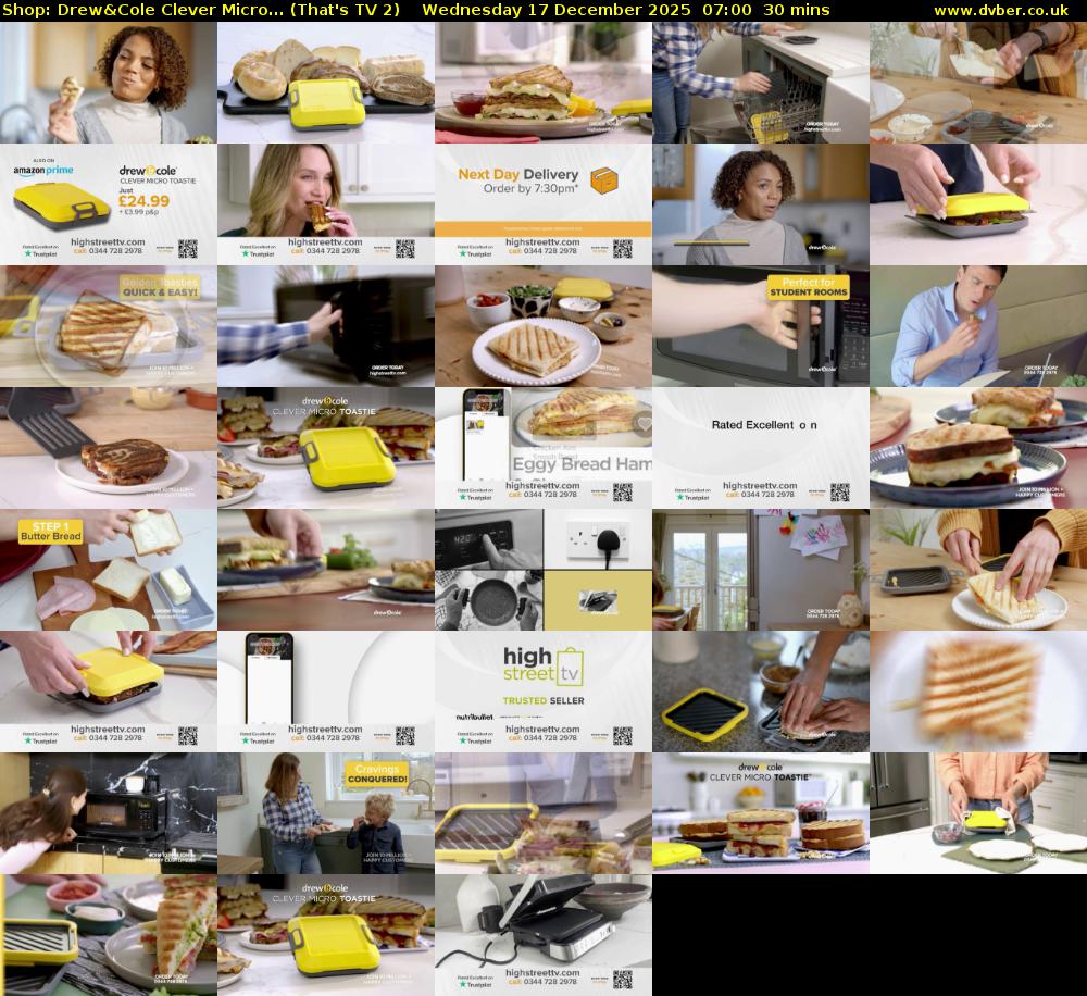 Shop: Drew&Cole Clever Micro... (That's TV 2) Wednesday 17 December 2025 07:00 - 07:30