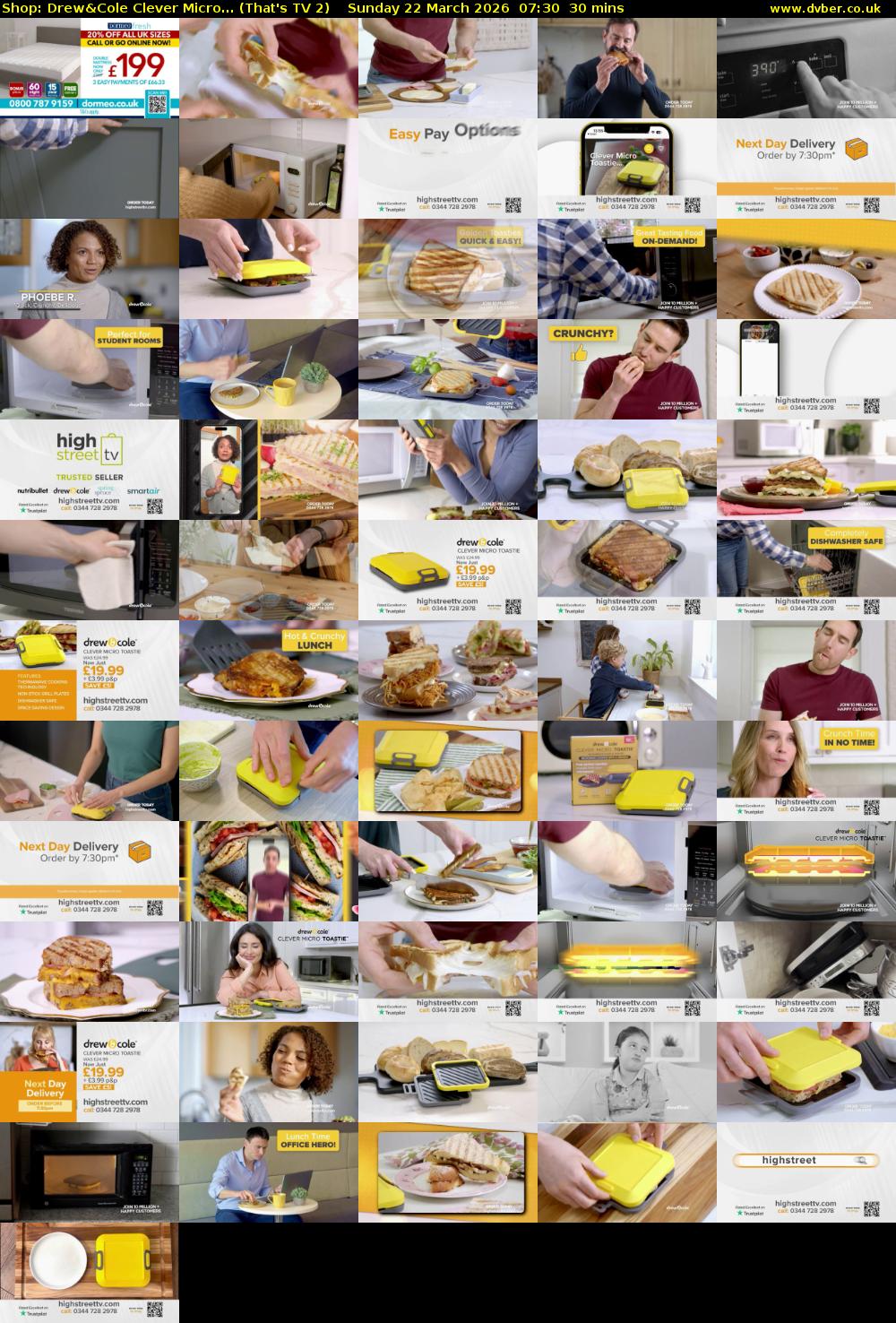 Shop: Drew&Cole Clever Micro... (That's TV 2) Sunday 22 March 2026 07:30 - 08:00