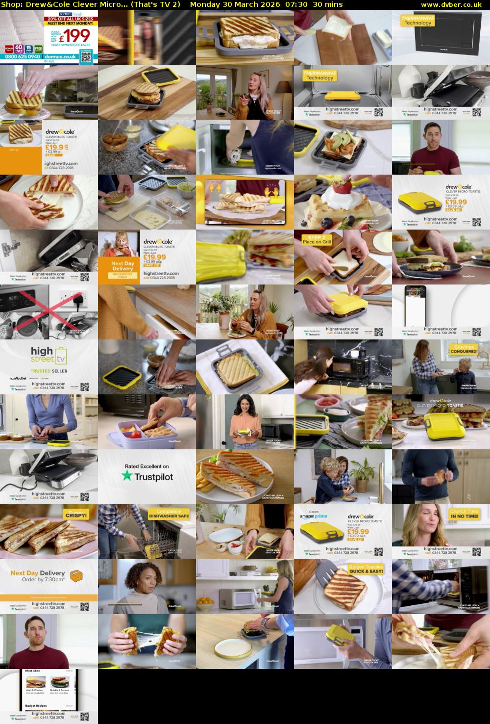 Shop: Drew&Cole Clever Micro... (That's TV 2) Monday 30 March 2026 07:30 - 08:00