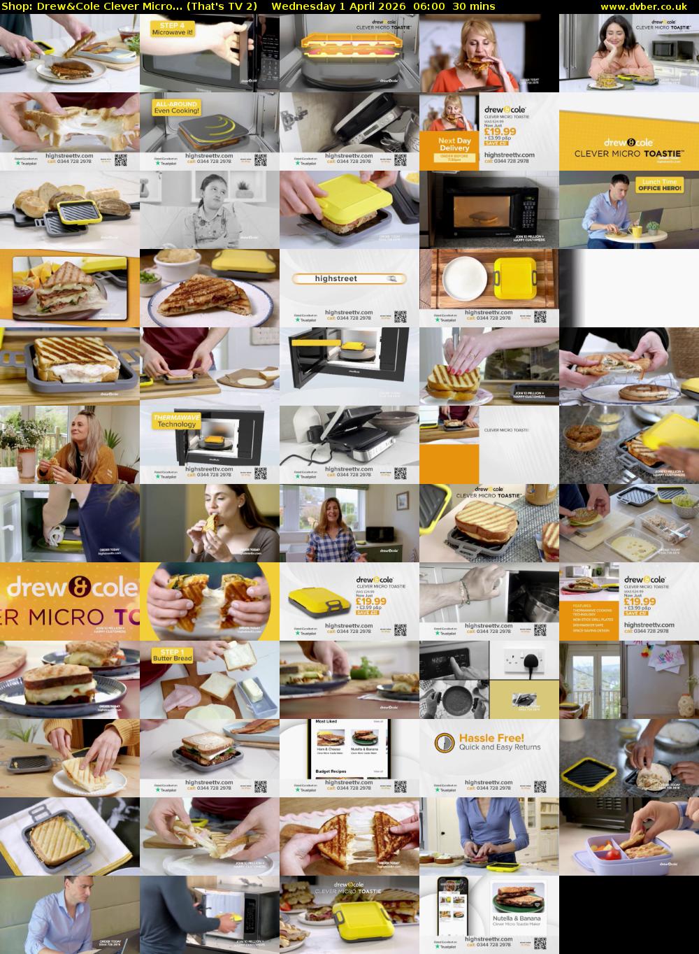 Shop: Drew&Cole Clever Micro... (That's TV 2) Wednesday 1 April 2026 06:00 - 06:30